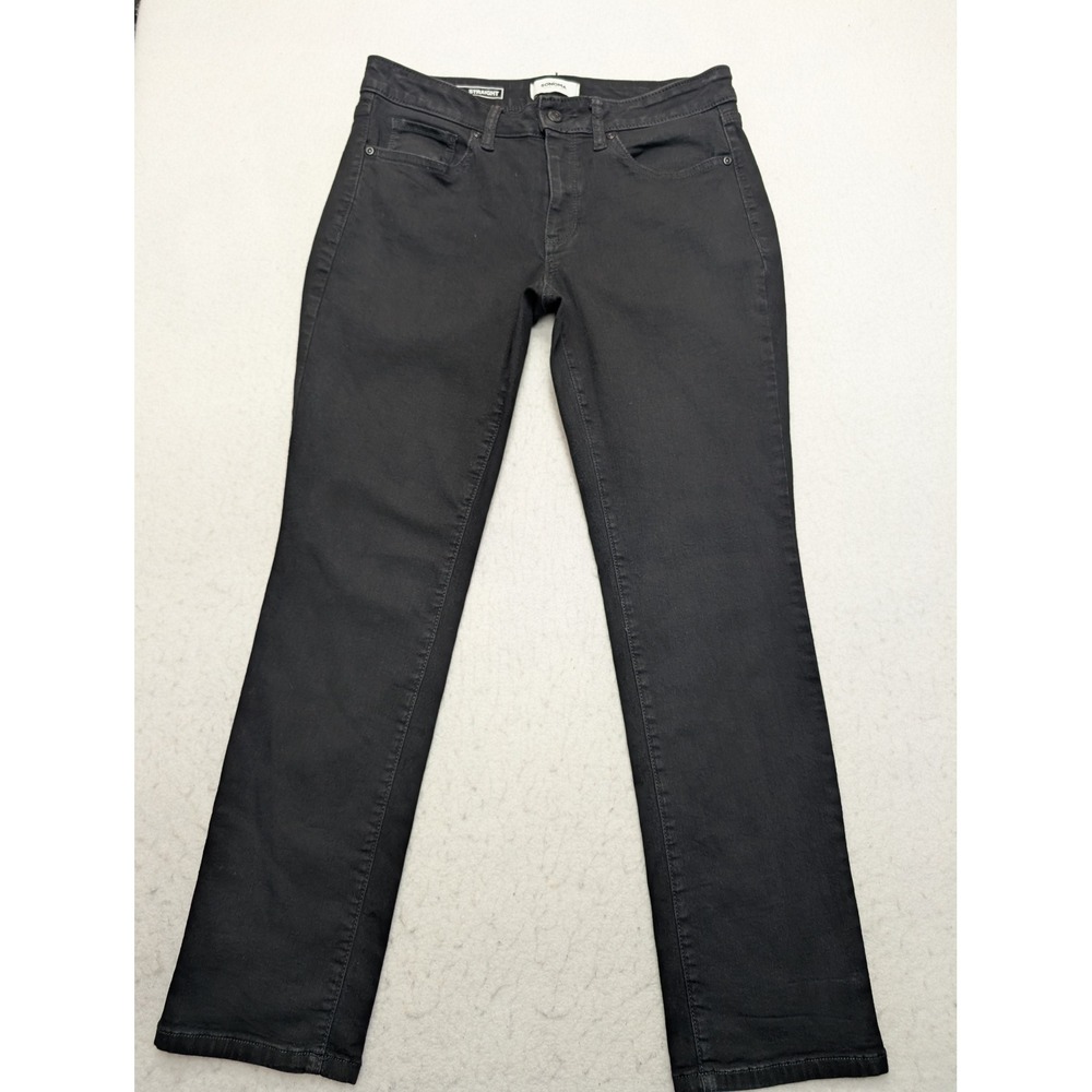 Sonoma Straight Leg Jeans Womens 10S Black Stretch Denim 211972